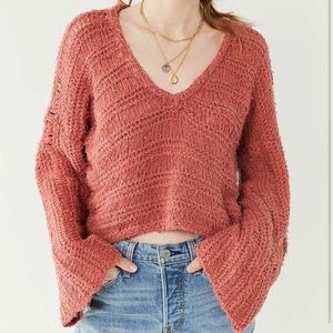 Urban Outfitters Tahiti Bell-Sleeve Sweater